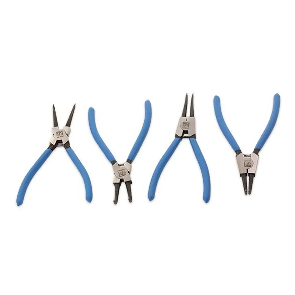 Jeu de pinces à circlips professionnels pour bagues internes externes - 4