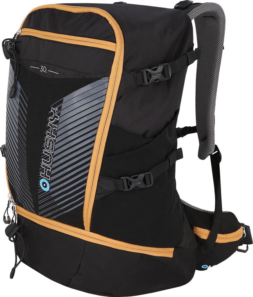 Husky Cingy Wanderrucksack 30 Liter schwarz mit anatomisch geformtem Tragesystem