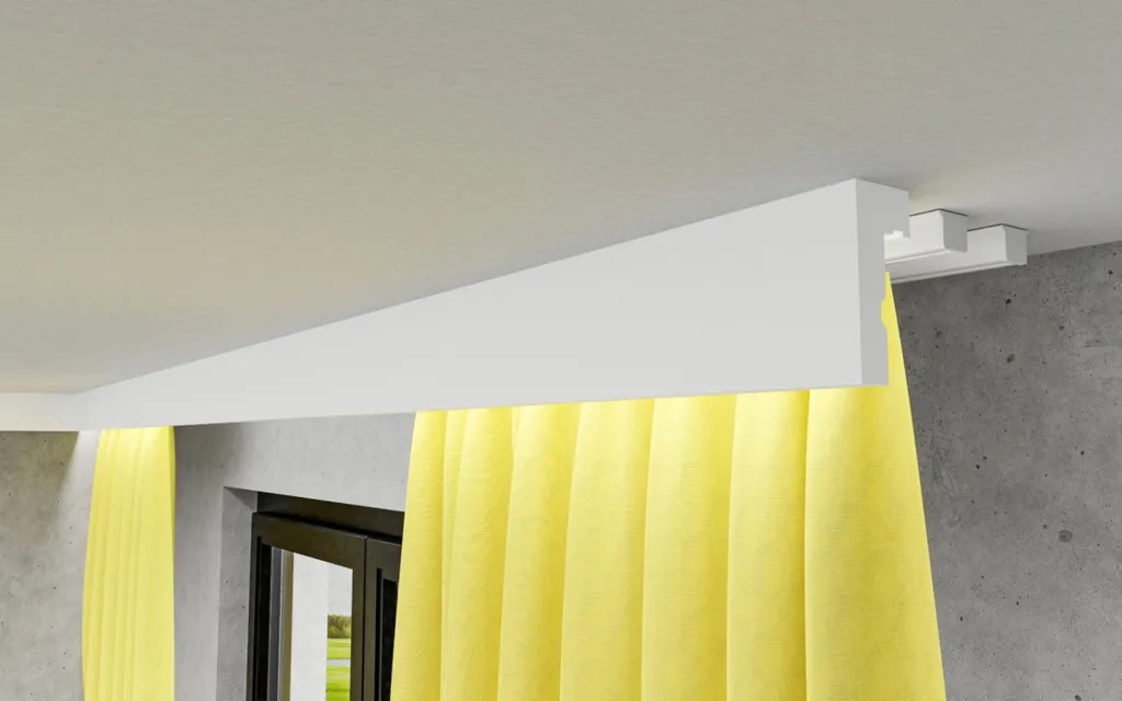 Corniche de plafond LED et rail mural LK1J - Barre décorative de 2m