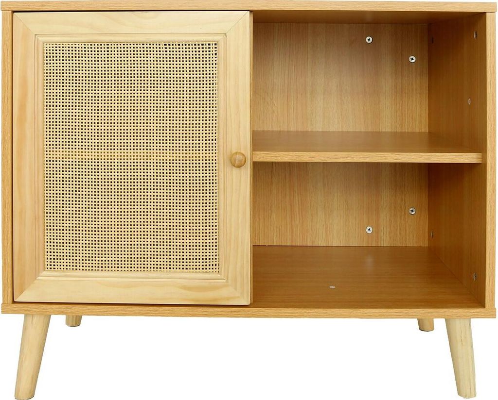Anrichte aus Holz "Iguane" - 80 x 40 x 66 cm - Braun