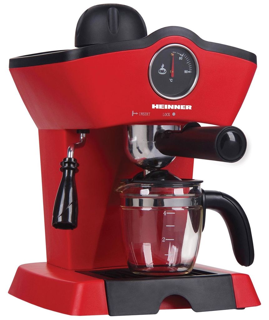 Machine à expresso manuelle Heinner HEM-200RD, 800 W, 3,5 Image du produit 