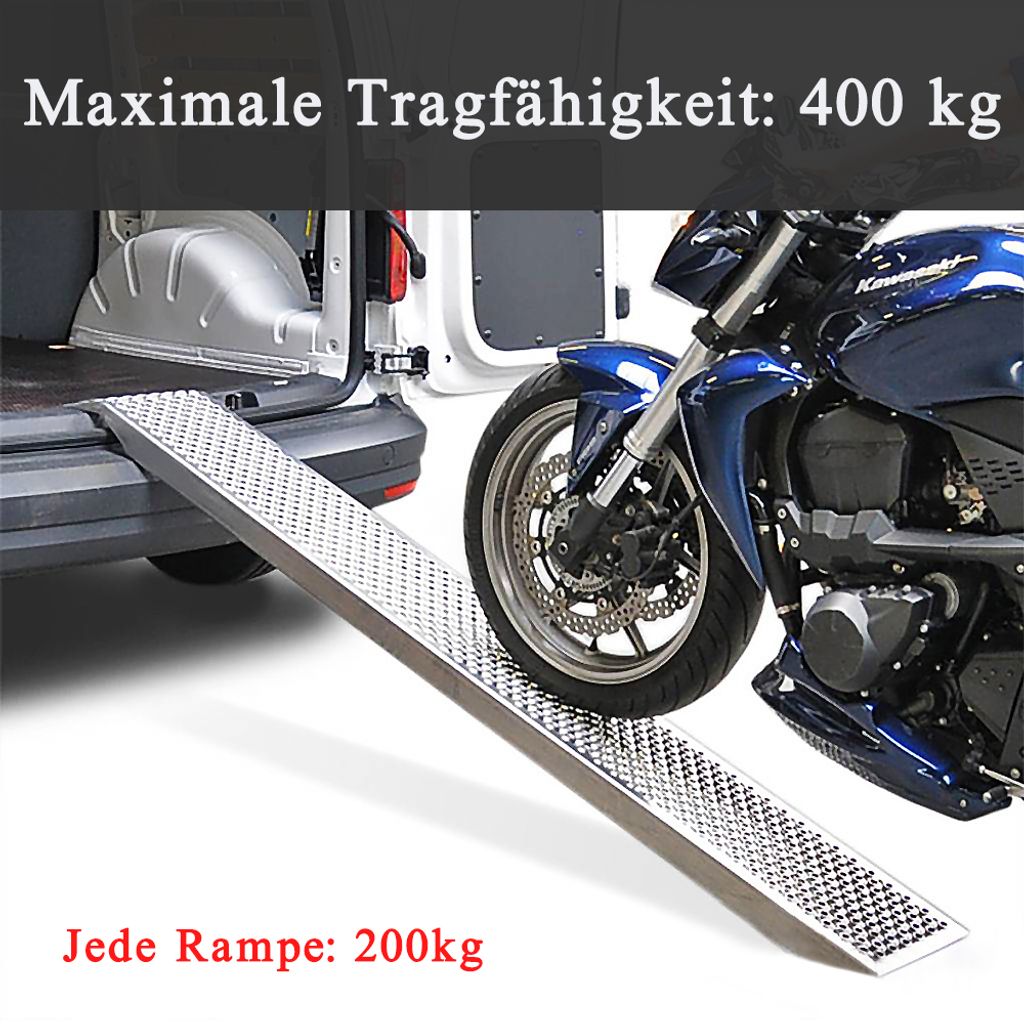 UISEBRT 2 X Auffahrrampe Rampe Verladerampen Motorradrampe Produktbild 3
