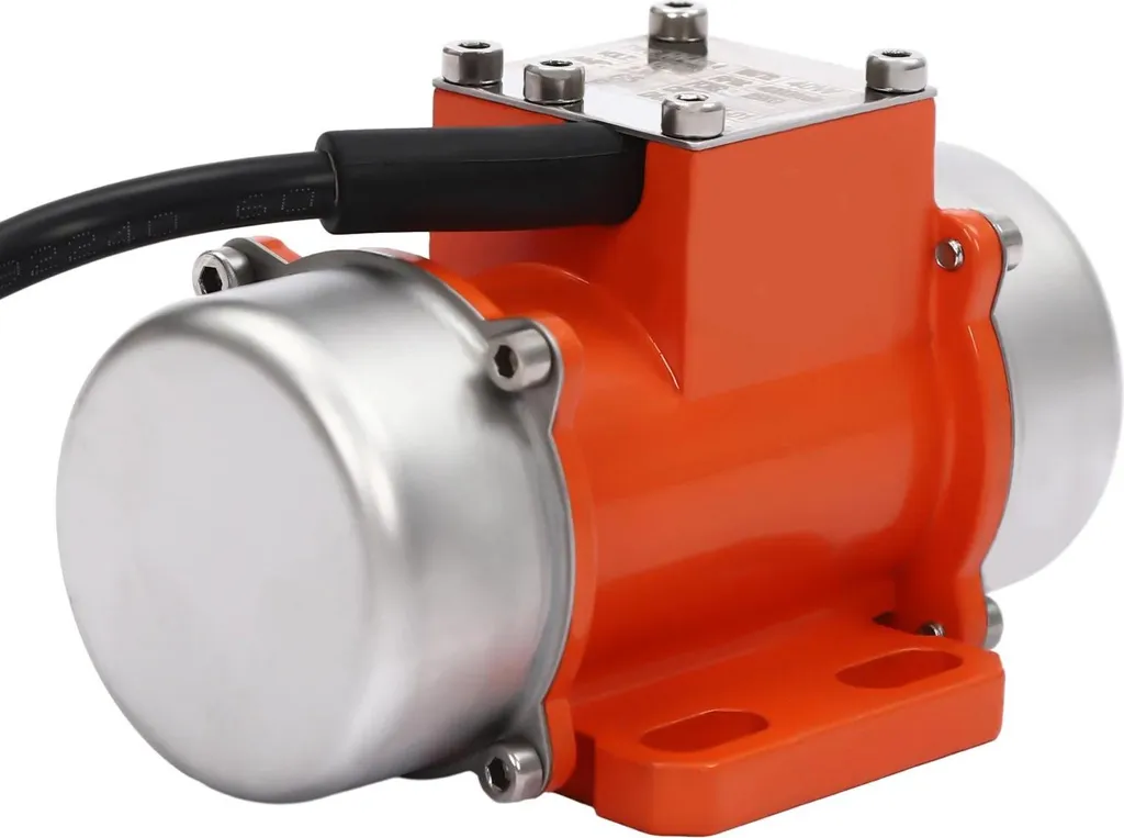 Moteur vibrant pour trémie et convoyeur 24V - Vitesse réglable Orange