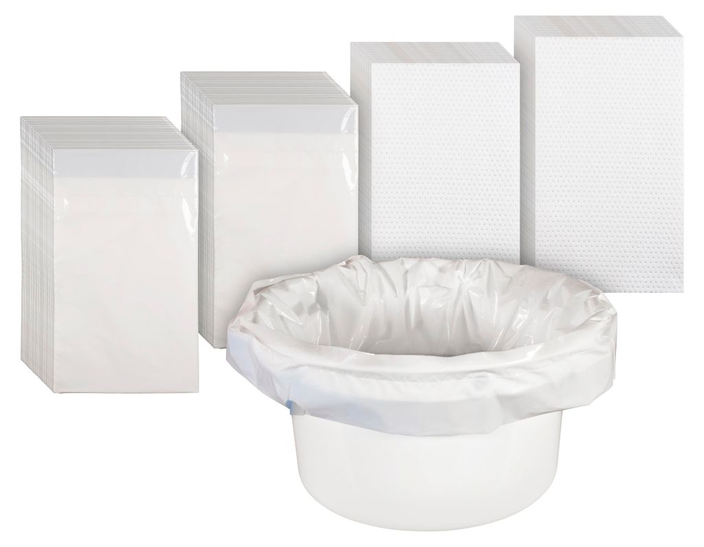 Aidapt Toilettenbeutel mit saugfähigen Pads – 50er-Box Produktbild 