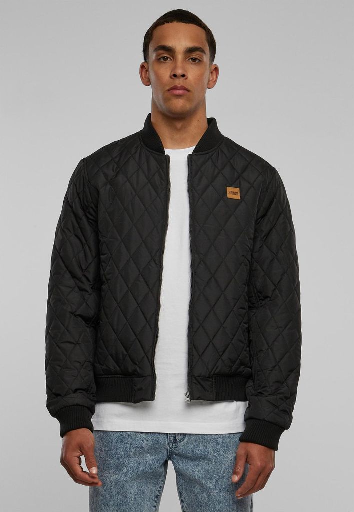 Urban Classics Pánsky bomber Microeep čierna M Obrázok produktu 