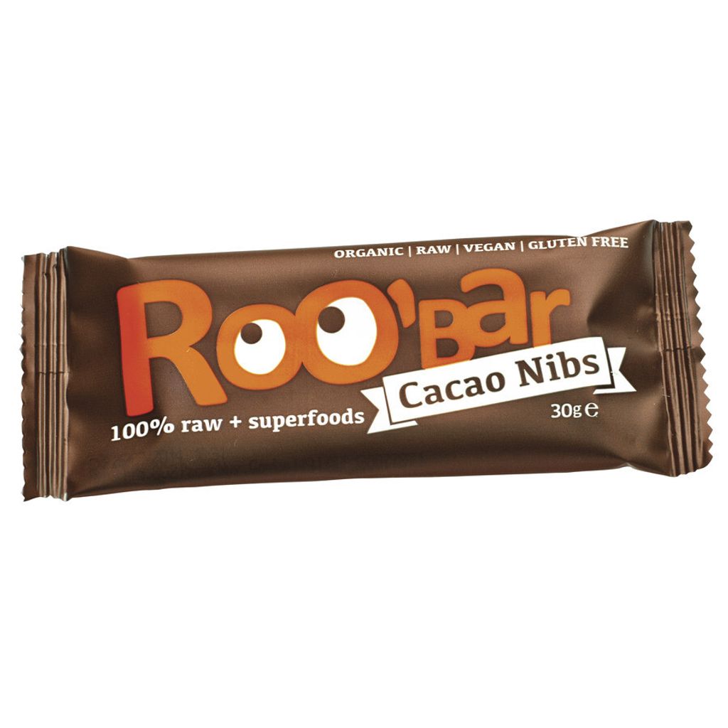 ROO ́BAR - ROOBAR cacao nibs & almonds - 30g