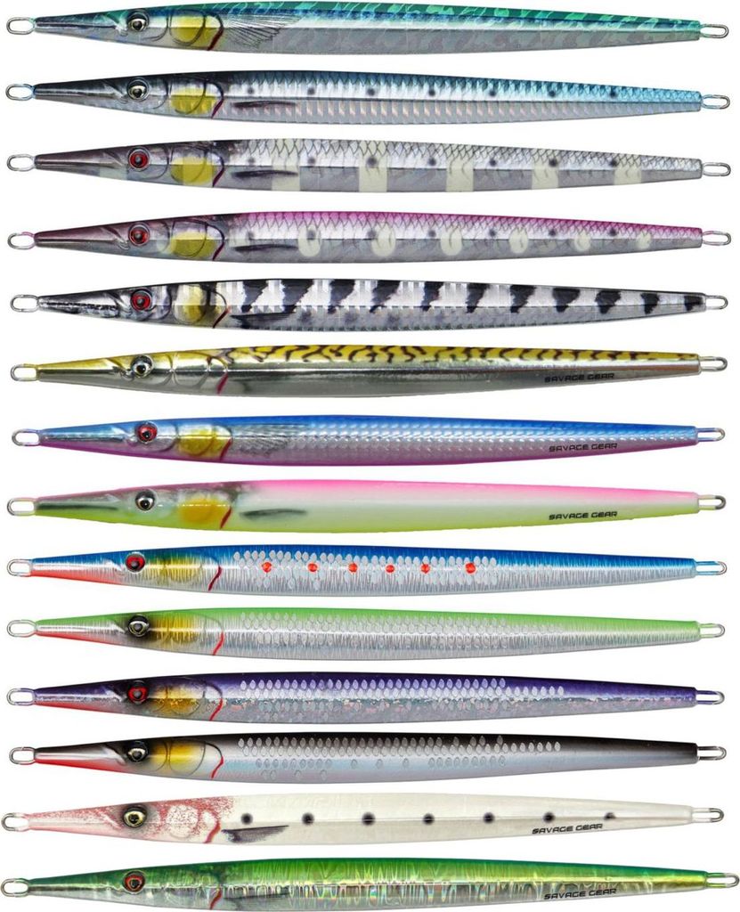 Savage Gear Salt 3D Needle Jig - Pilker, Farbe:Mackrel Ayu PHP, Länge / Gewicht:20cm / 100g