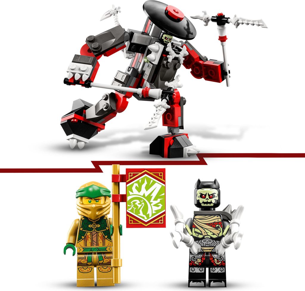 LEGO 71781 NINJAGO Lloyds Mech-Duell EVO, 2 Action-Figuren Produktbild 5