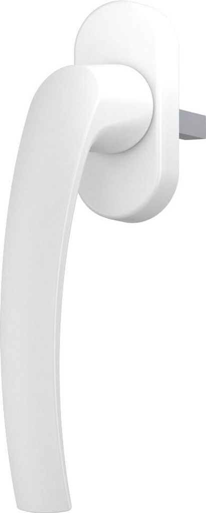 Fenstergriff Aluminium   Fenstergriffe Weiß RAL 9016 Produktbild 