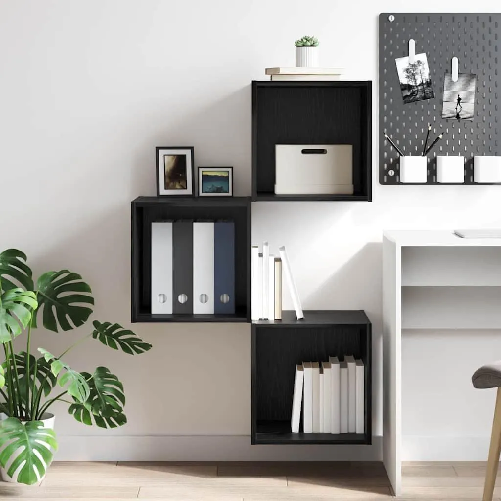 Offerta Armadietto a Muro 37cm Rovere Nero - Massima Qualità Online - 4