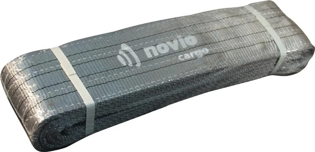 Novio Sangle avec boucle gris 4 tons 6m pour arrimage sécurisé