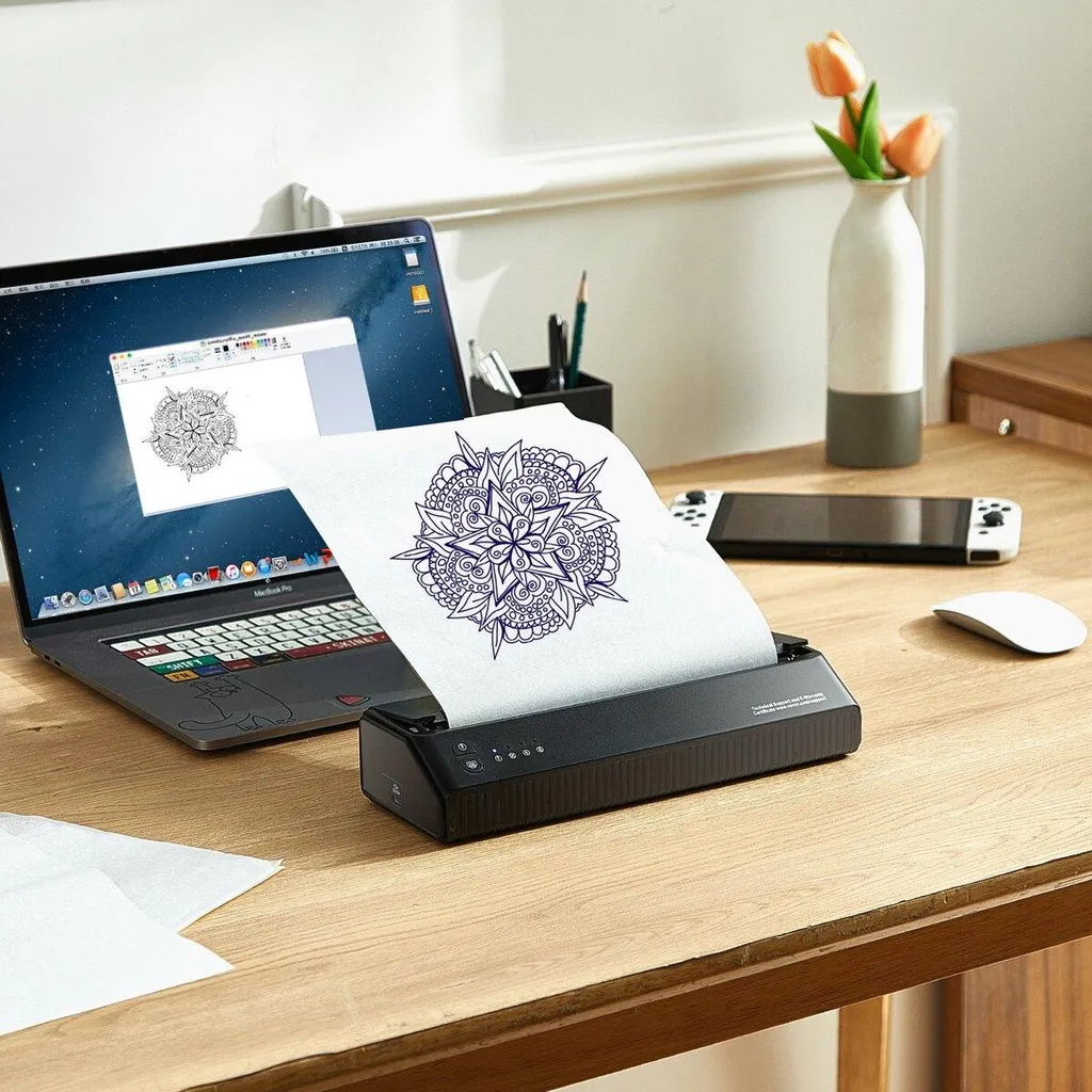 Stampante Portatile Tatuaggi Wireless - App Control per iOS e Android - 8