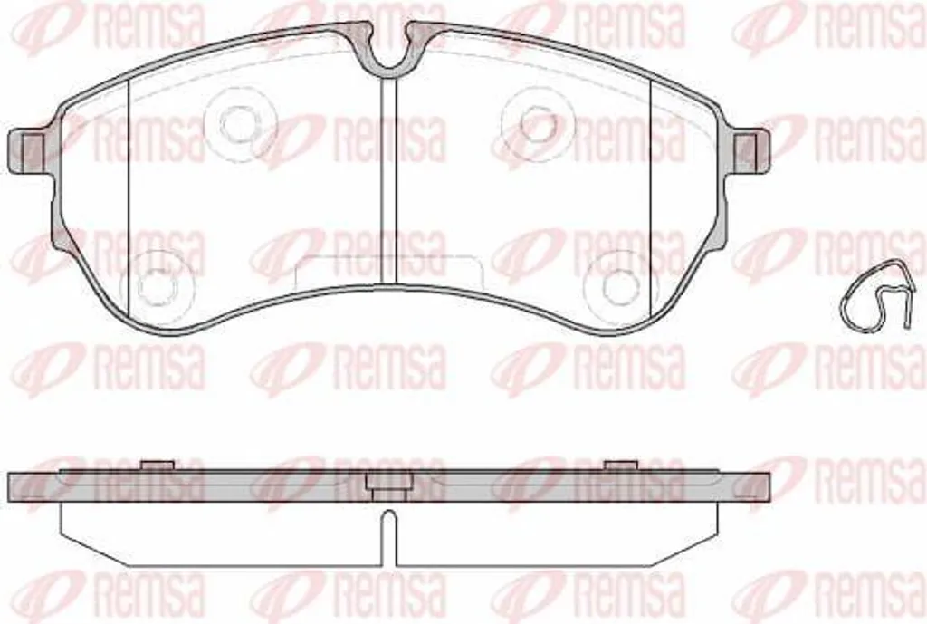 Jeu de Plaquettes de Frein à Disque pour Crafter - Remplacement OE 65508206000