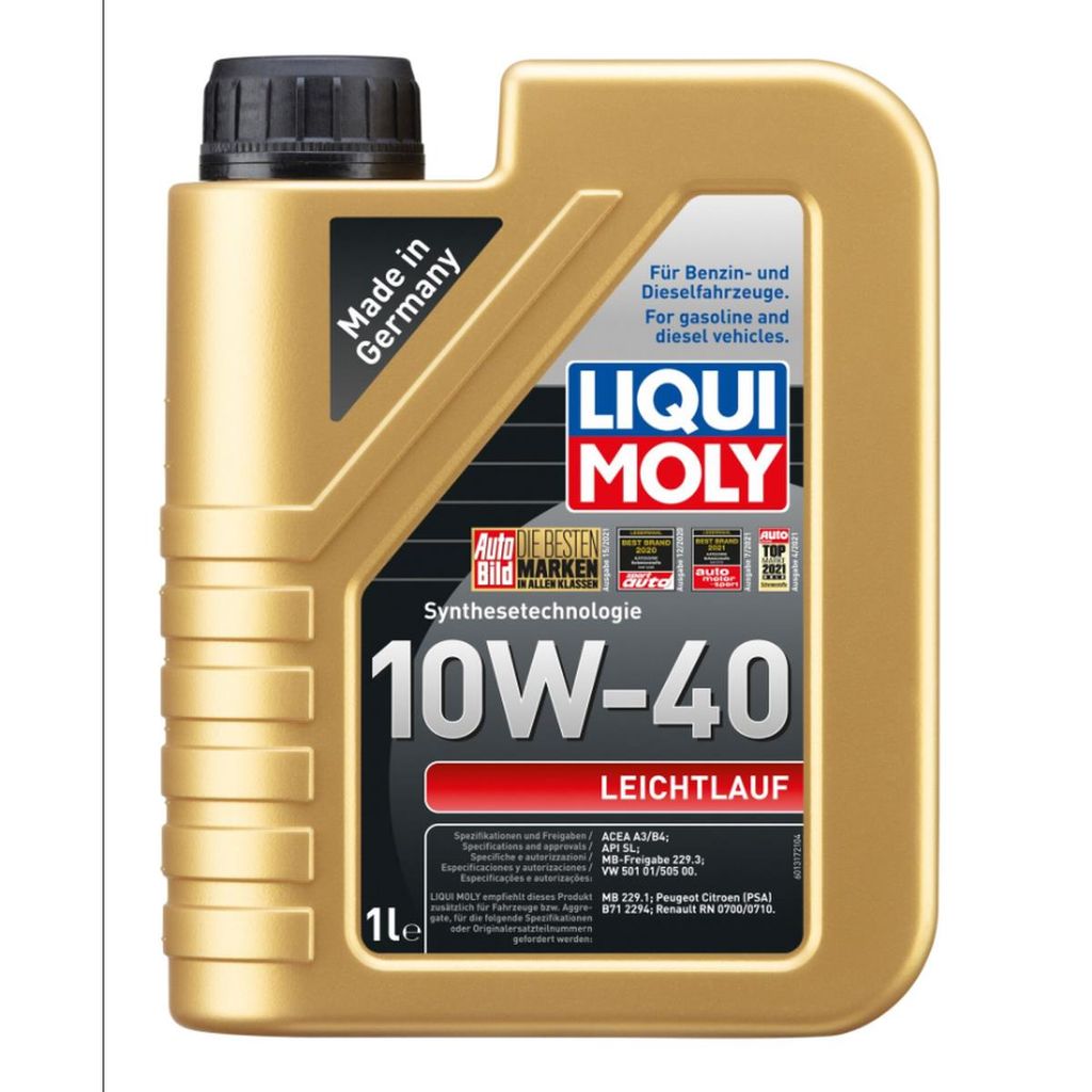 Liqui Moly Leichtlauf 10W 40 Mineralisches Leichtlaufmotoröl 1L