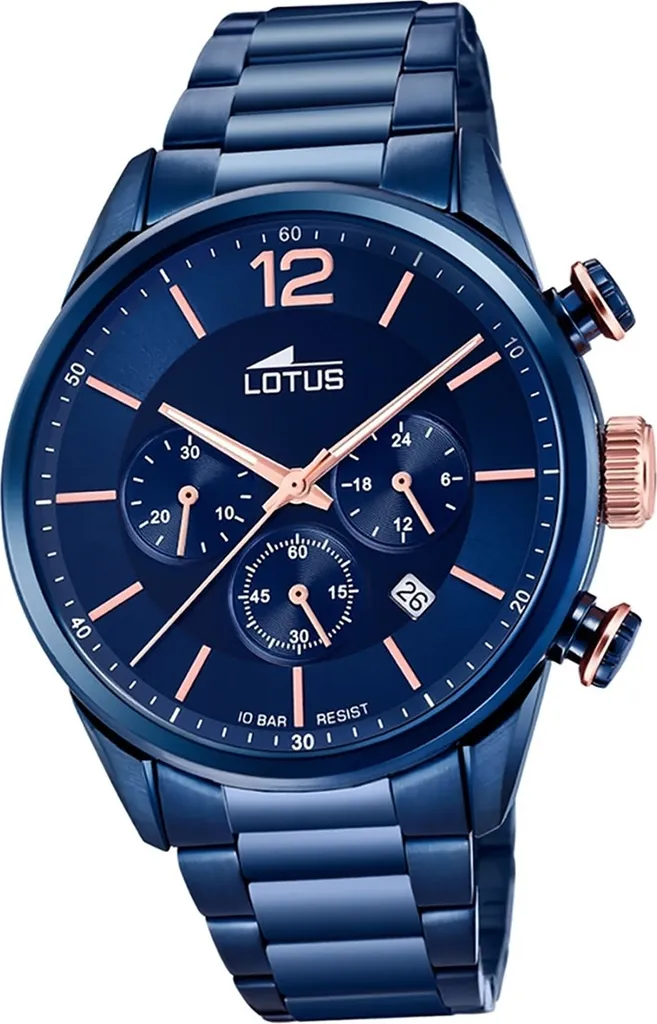 LOTUS orologio da uomo in acciaio inossidabile 18680/2 orologio da polso blu sport Khrono D2UL18680/2