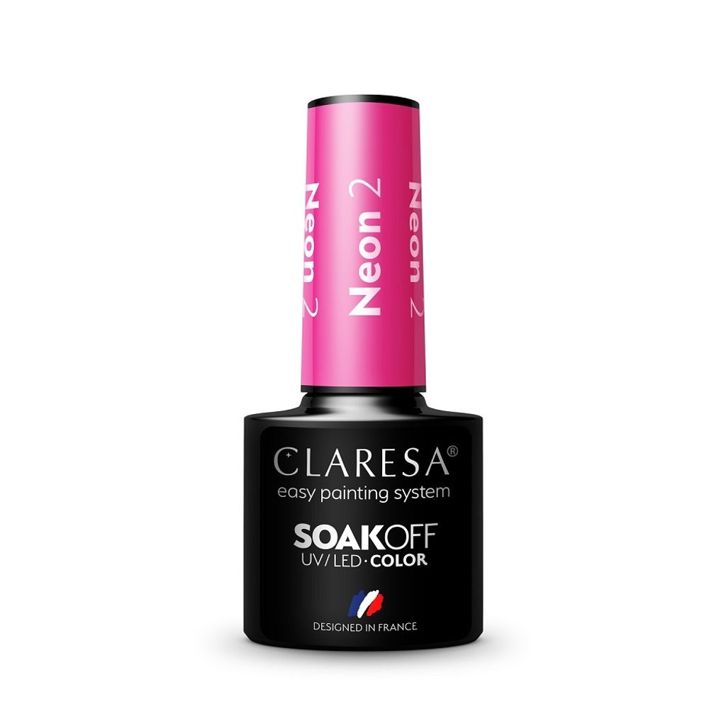 CLARESA Lakier hybrydowy NEON 2 -5g Zdjęcie produktu 