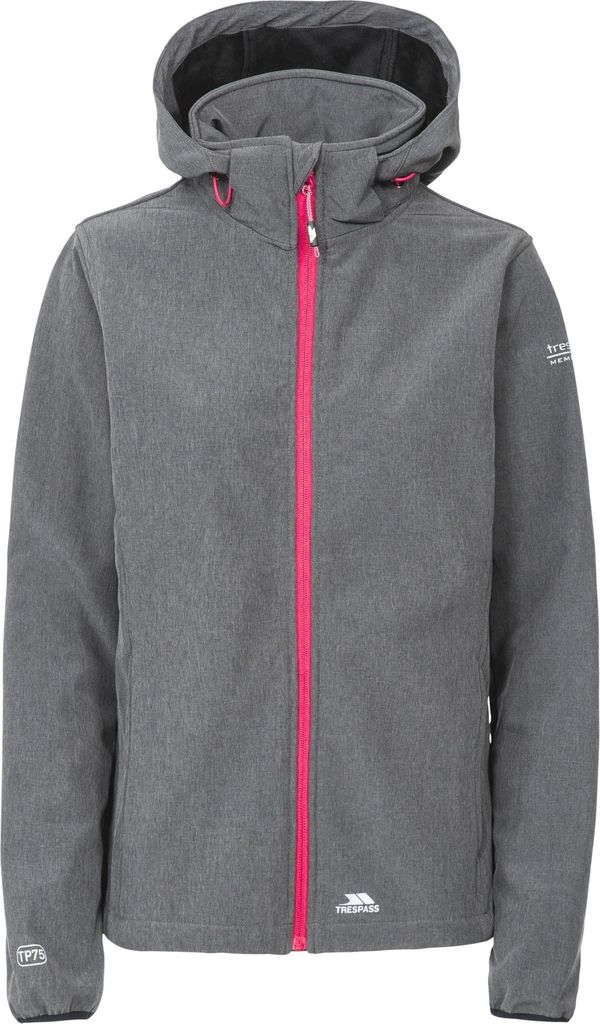 Trespass Damen Softshelljacke Ramona, wasserdicht TP3550 (2XS) (Carbongrau)