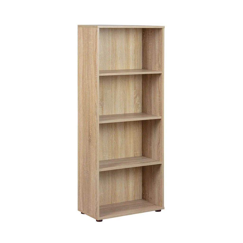 Parim Étagère 4 compartiments en chêne Sonoma - Meuble de rangement chic