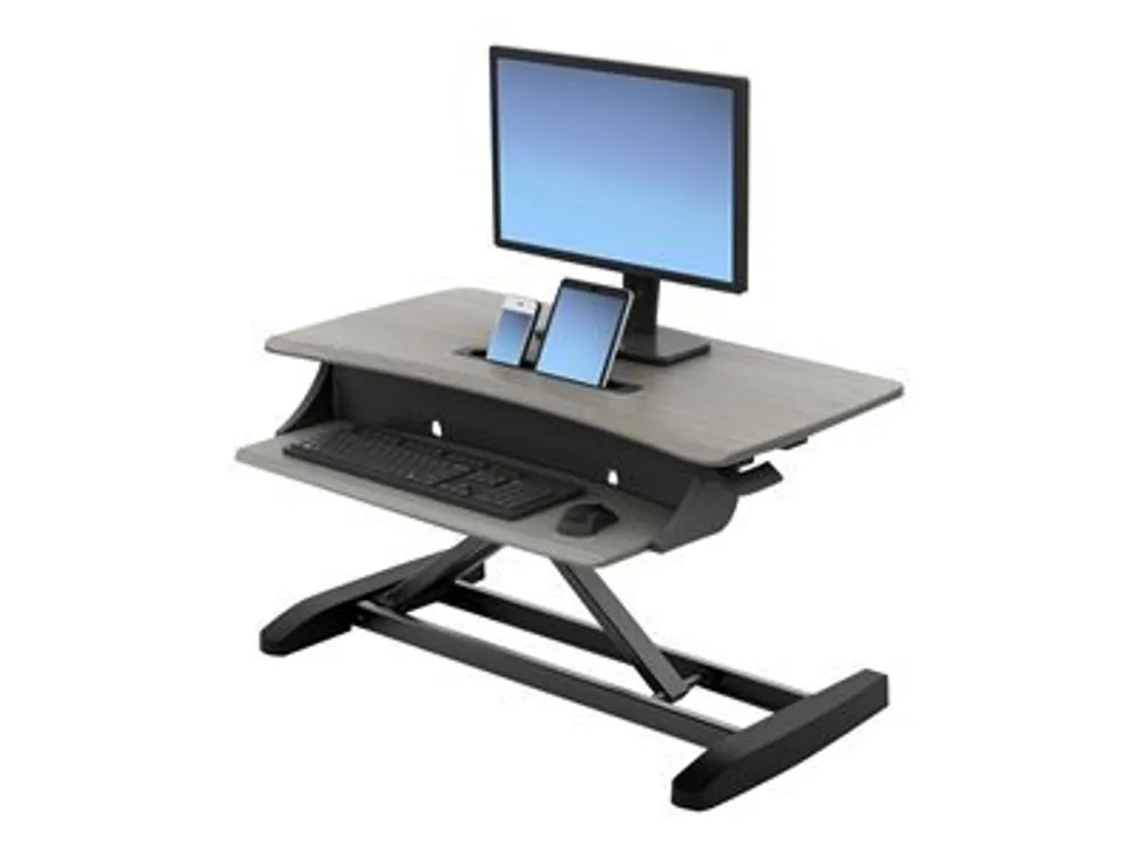 Poste Assis-Debout Ergotron WorkFit-Z Mini avec Support Clavier Intégré