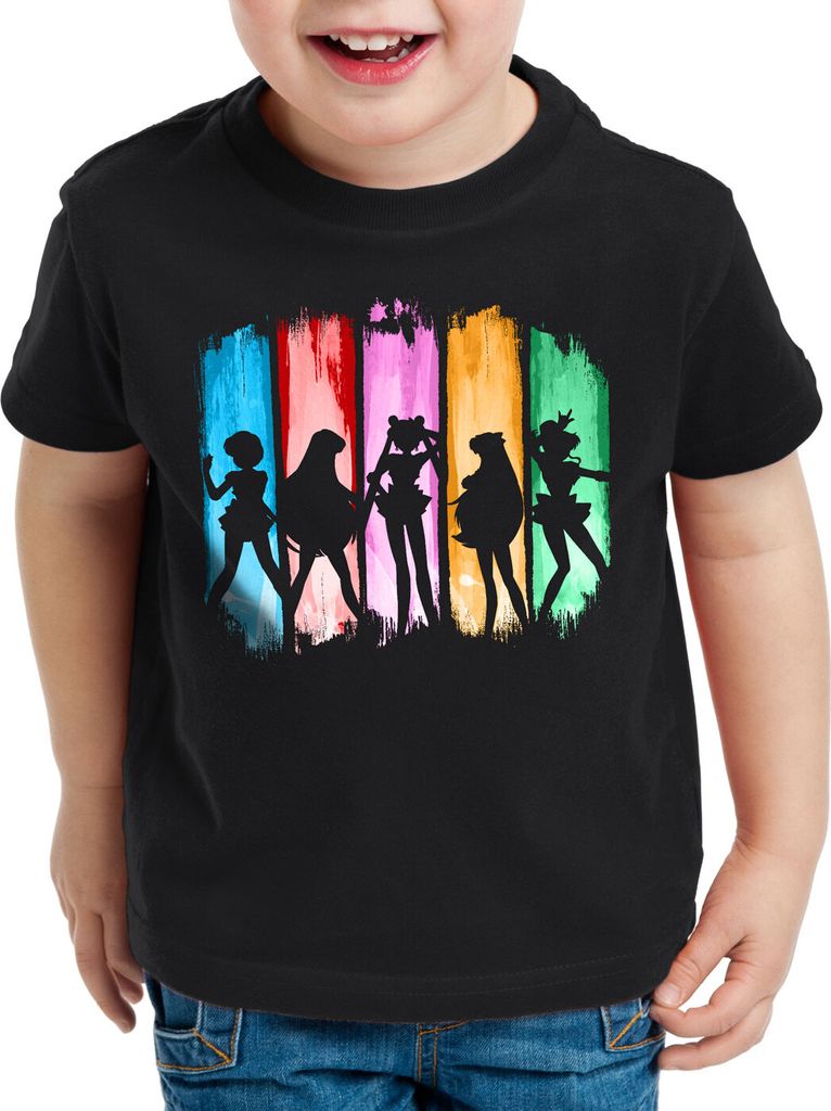 style3 Sailor Senshi Kinder T-Shirt mond mondstein luna mars planet anime