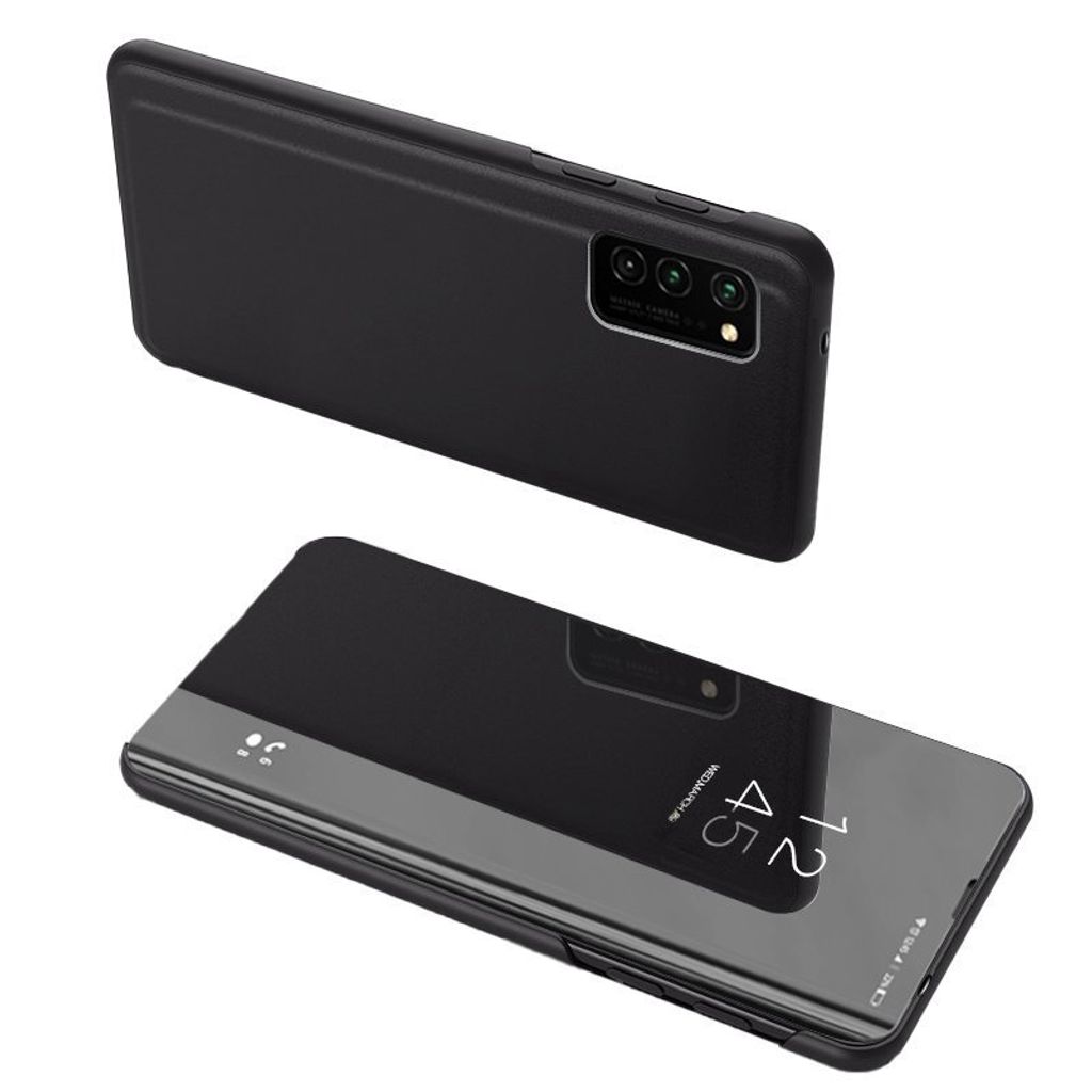 Clear View Case fr Samsung Galaxy A72 4G, Schwarz