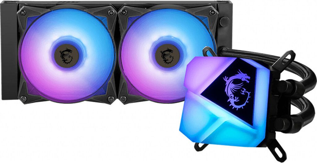 MSI MAG CORELIQUID C240 - Prozessor-Flüssigkeitskühlsystem - (für: LGA1156, AM2, AM2+, LGA1366, AM3, LGA1155, AM3+, LGA2011, FM1, FM2, LGA1150, ...
