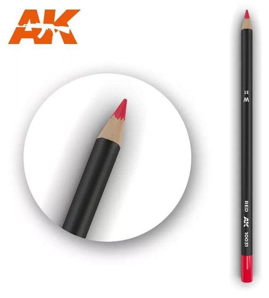 AK Interactive Watercolor Pencil Red (1x) (AK-10031)