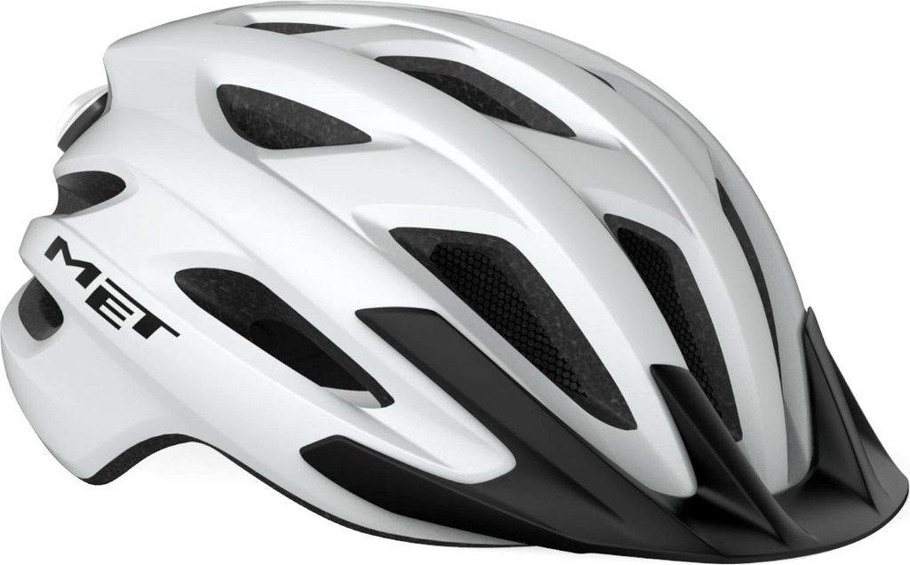 MET Crossover White M (52-59 cm) Fahrradhelm