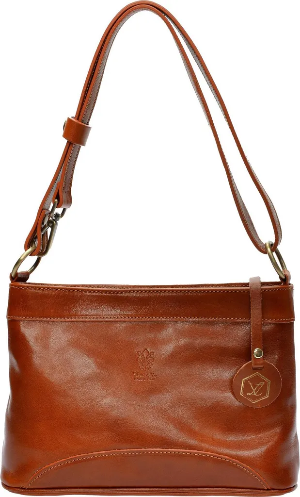 Sac Épaule Cognac Luisa Vannini LV 3158 Idéal pour le Travail et Ville