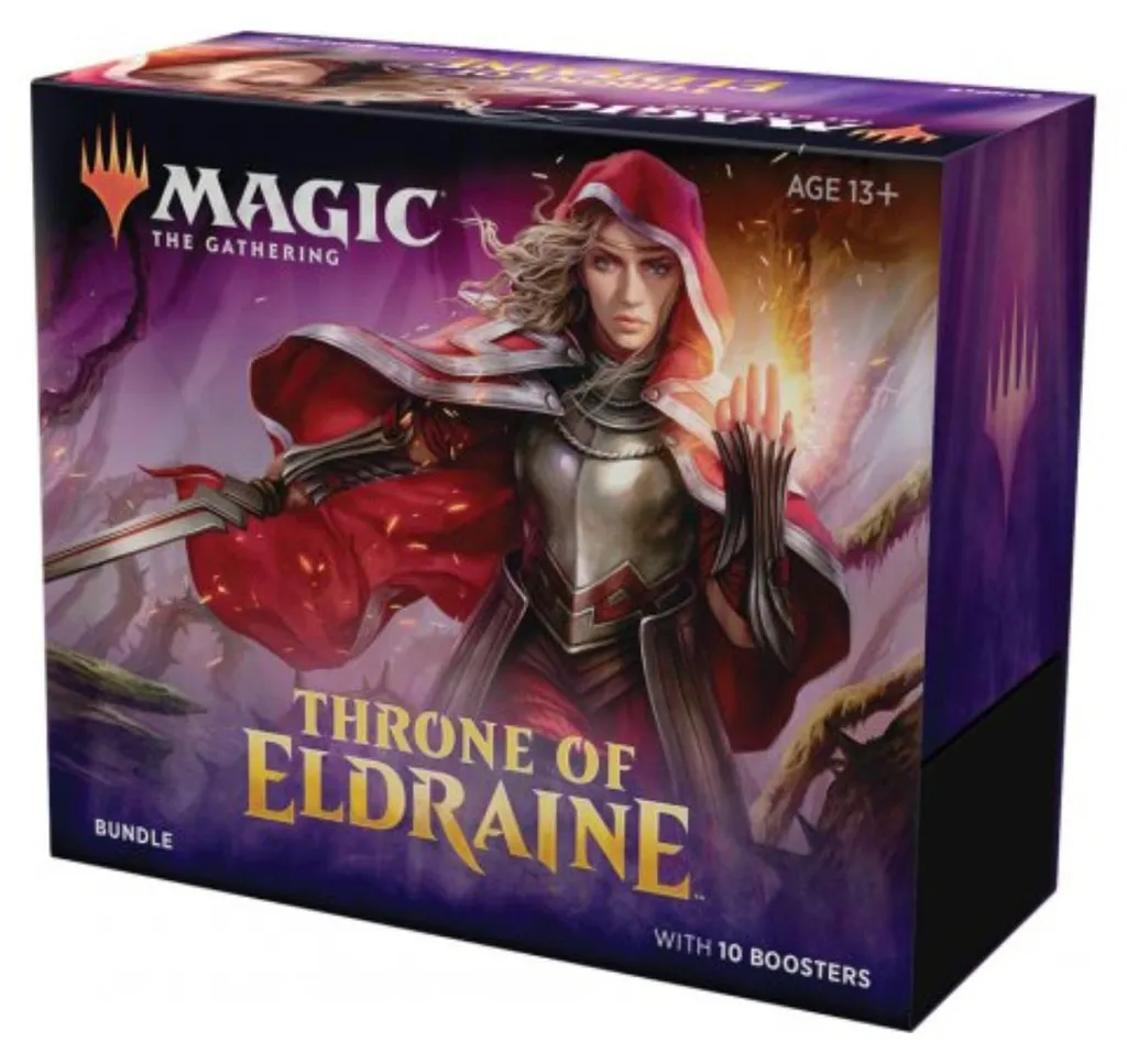 Rangement et Cartes Magic Throne of Eldraine Bundle pour trier vos decks