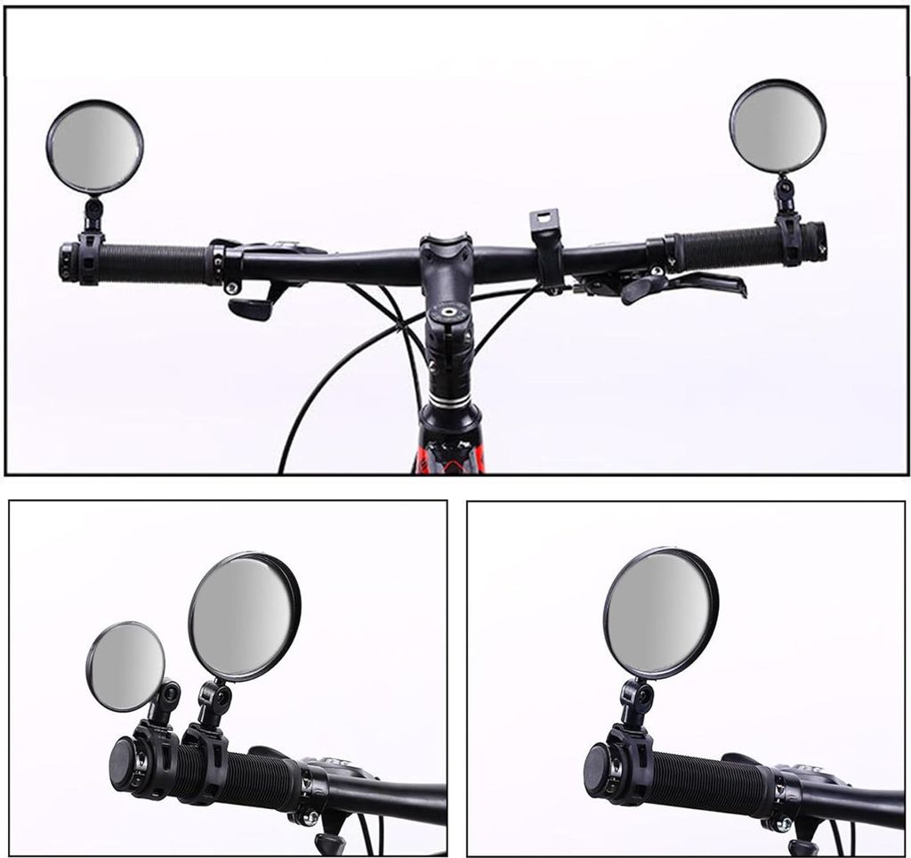 Fahrradspiegel - 360 Grad drehbar - 2 Stück - universell
