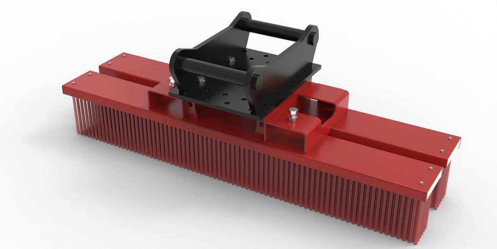 Joma-Tech Blockbesen ecoLine mit Schraubadapter Wacker Neuson EasyLock HS6/8 in 1500mm Arbeitsbreite