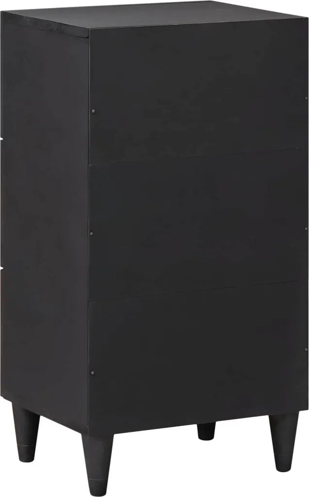 vidaXL Armadietto Vintage 40x33,5x75 cm in Legno Massello Mango - 4