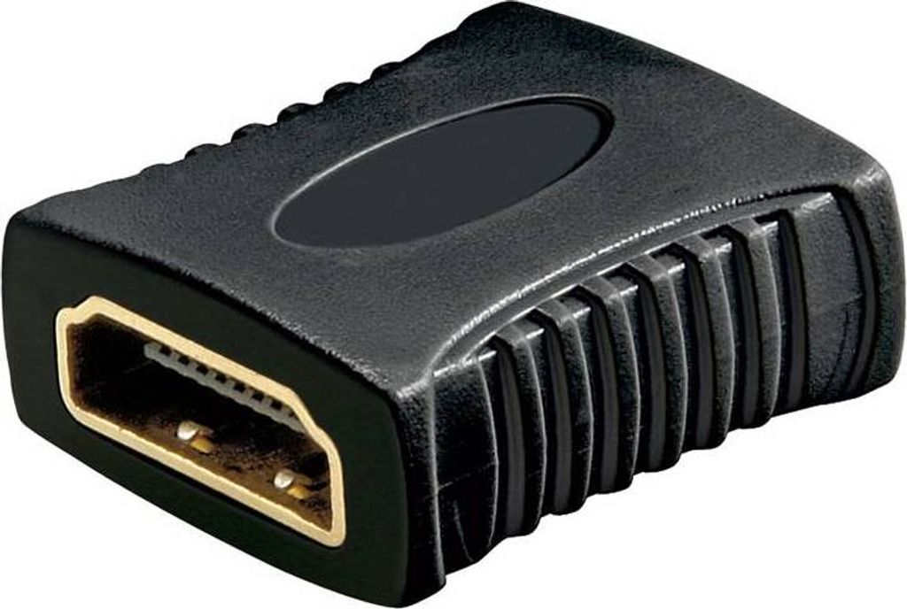 Goobay 60729, HDMI Type-A, HDMI Type-A, Schwarz Produktbild 