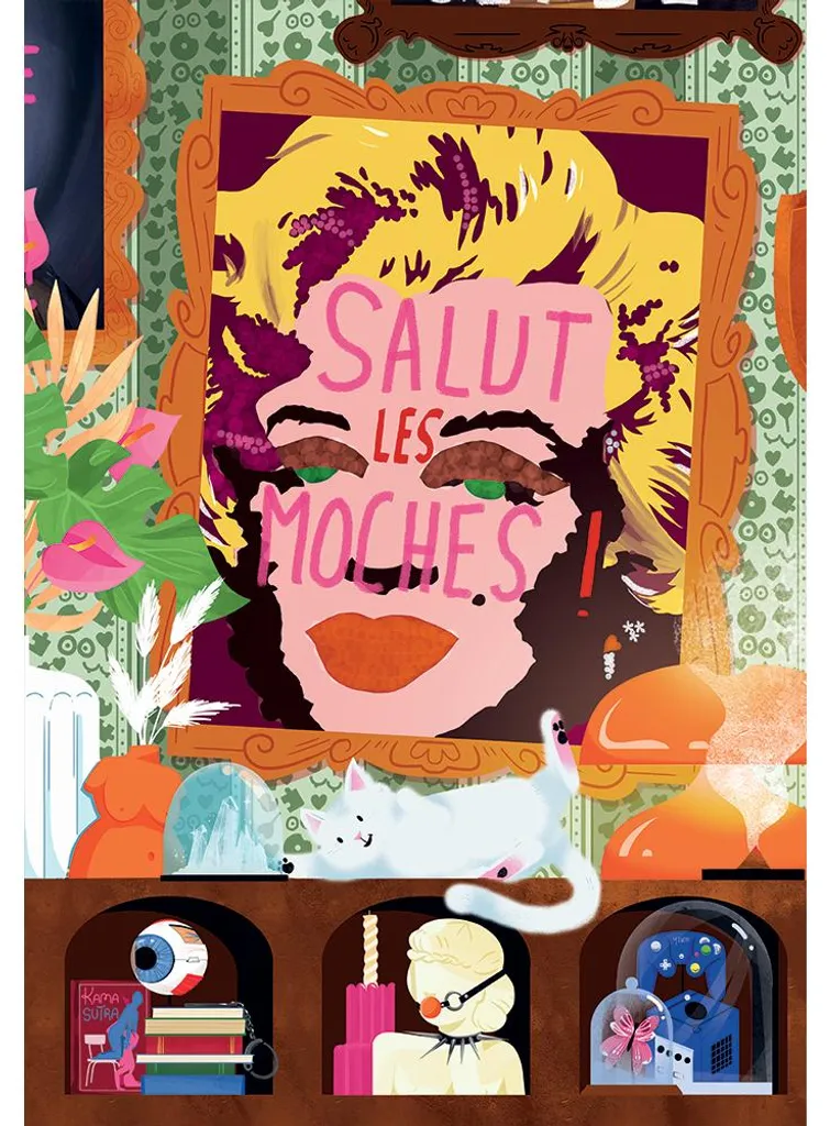 Puzzle Marie-Chantal 1000 pièces - Puzzle coloré artistique pour adulte