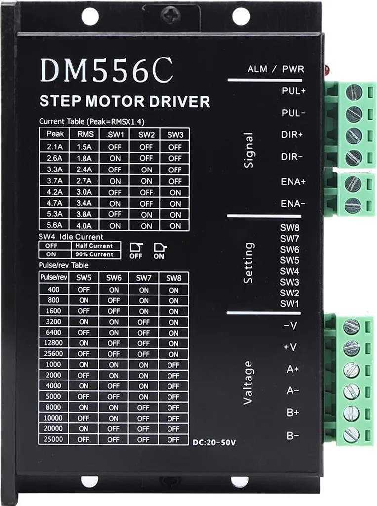 Driver DM556C pour CNC et automatisation avec entrée 5V/24V DC