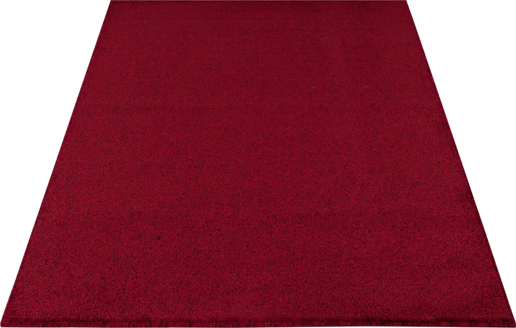 Tapis de Bureau 200x290 cm Rouge Contemporain pour Grand Espace de Vie