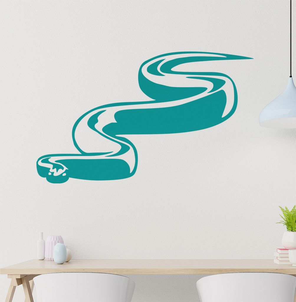 Schlange Wandtattoo in 6 Größen - Wandaufkleber Wall Sticker - Dekoration, Küche, Wohnzimmer, Schlafzimmer, Badezimmer