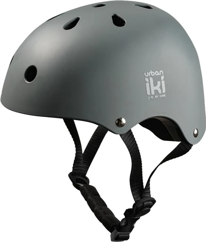 Casque vélo pour sorties en famille Urban Iki Ishikoro Gris Taille M