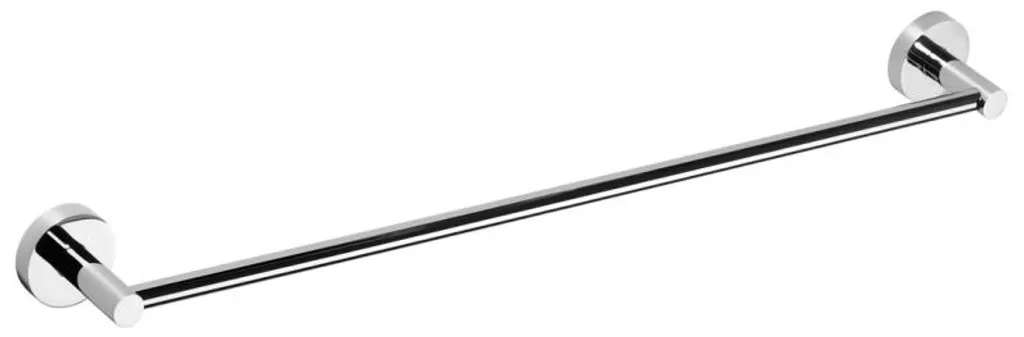 Barre porte-serviettes murale 80cm chrome X-ROUND pour salle de bain