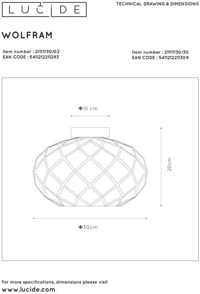Éclairage de Plafond Design E27 WOLFRAM pour Décoration Loft Moderne - 4