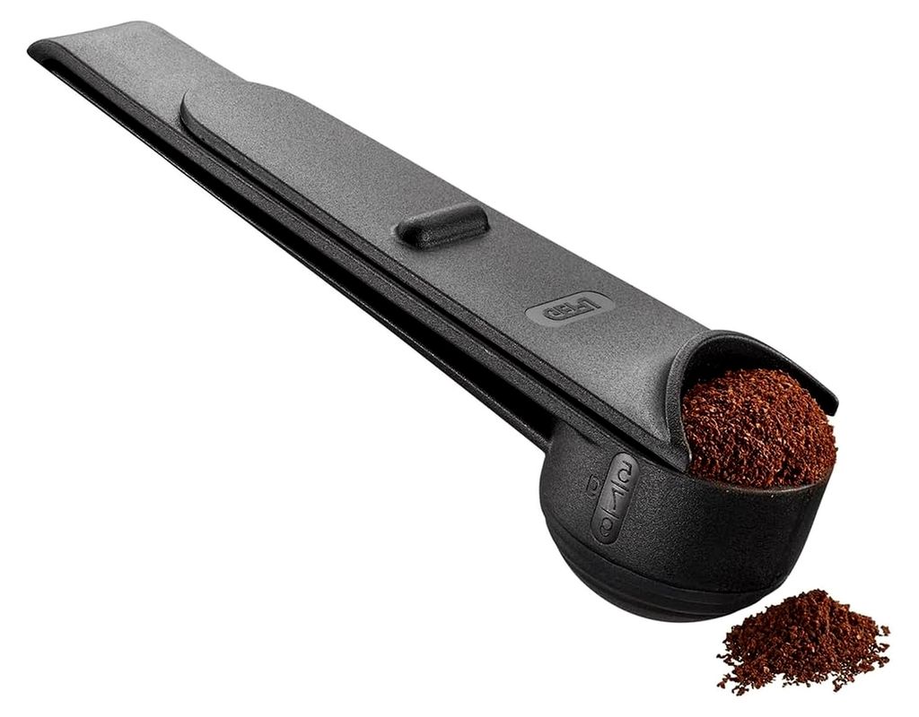 Kaffeemaß MORENO | Verstellbarer Dosierlöffel 5g, 7g, 9g | Abstreiffunktion, Skalierung, ergonomischer Griff, spülmaschinenfest