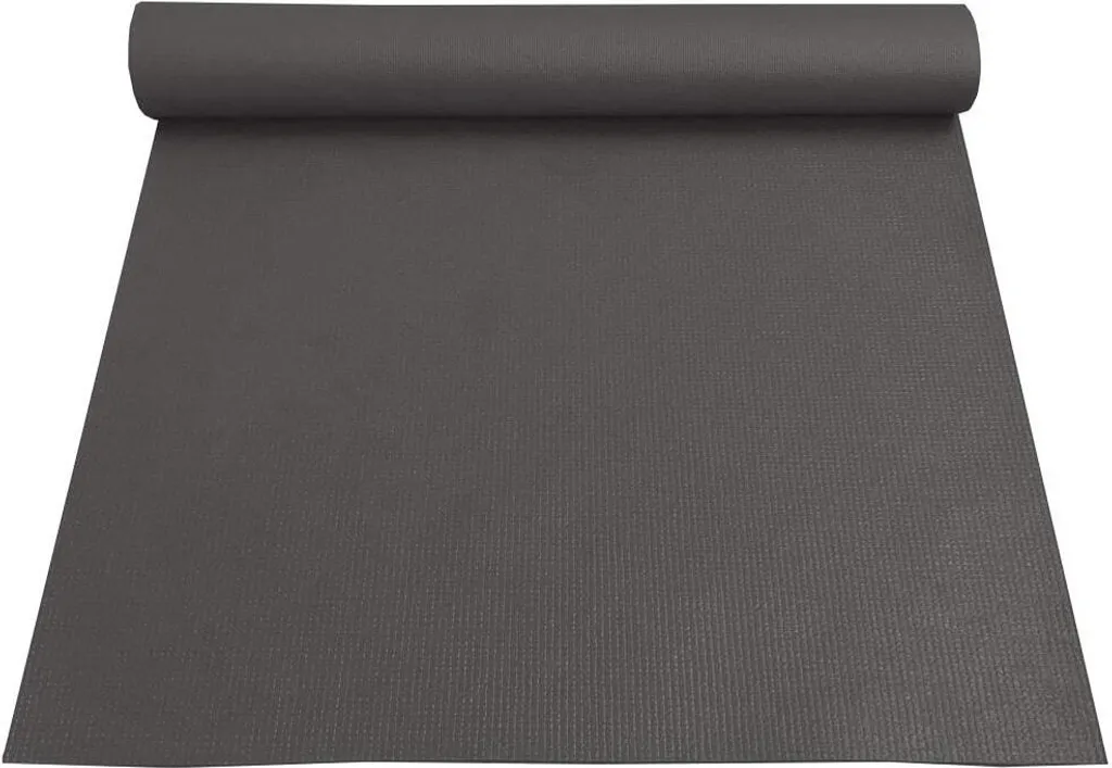 Tappeto Ginnastica 60x180 cm Grigio - Materassino Fitness Antiscivolo