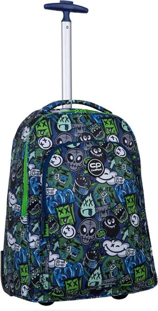 Zaino Scuola con Ruote Coolpack ALAN Monster Team - Ergonomia Top