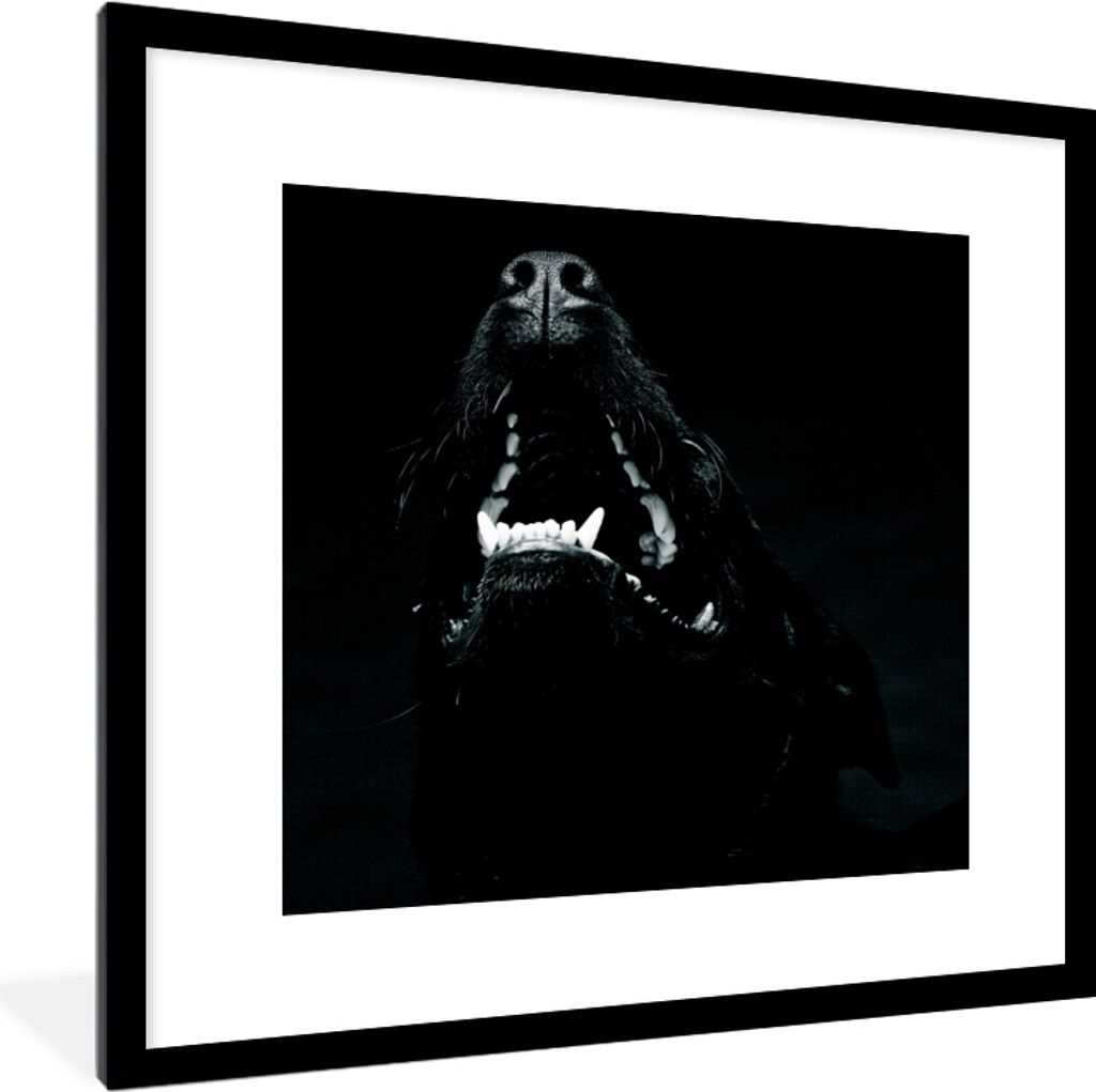 MuchoWow® MuchoWow® Gerahmtes Poster Tierprofil Hund mit Produktbild 