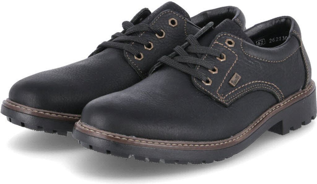 Rieker Halbschuhe Herren Glattleder SchwarzGröße:40 Produktbild 