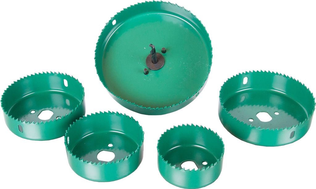Lochsägenset Ø 64-102, 127mm für Regenwassertank