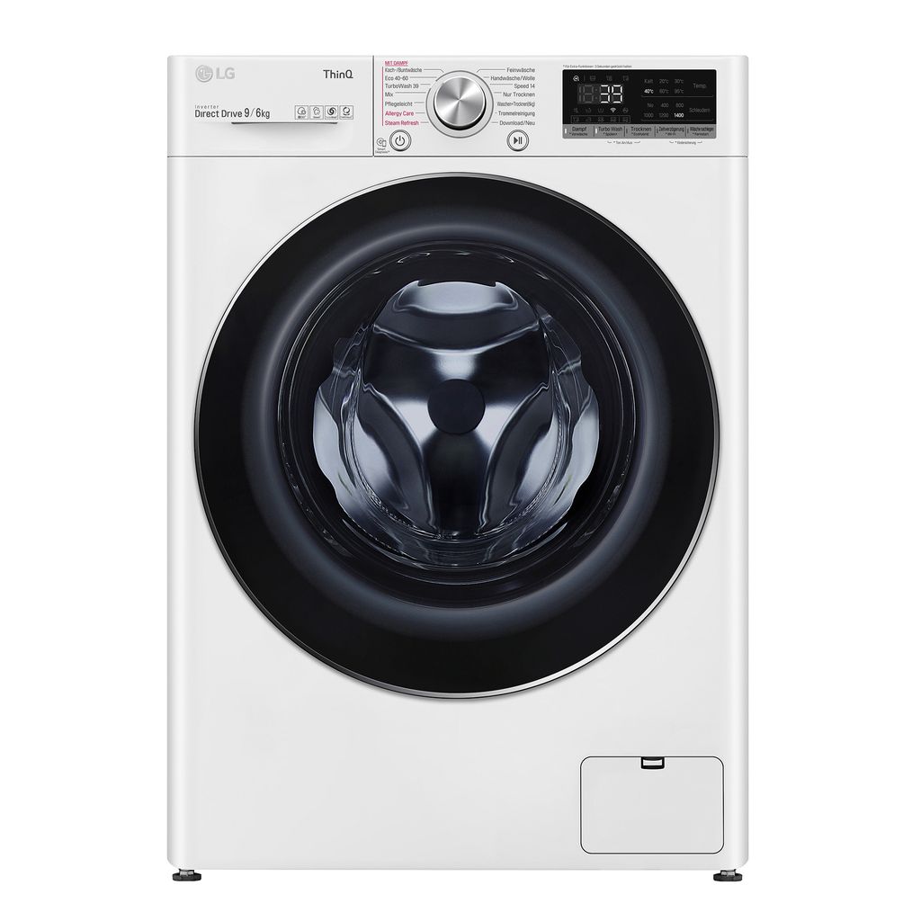 LG Waschtrockner V7 WD 96H1, 9 kg Waschen / 6 kg Trocknen, 1400 U/min, A