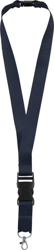 Bullet Schlüsselband Yogi mit abnehmbarer Schnalle PF281 (51 x 3 cm) (Marineblau)