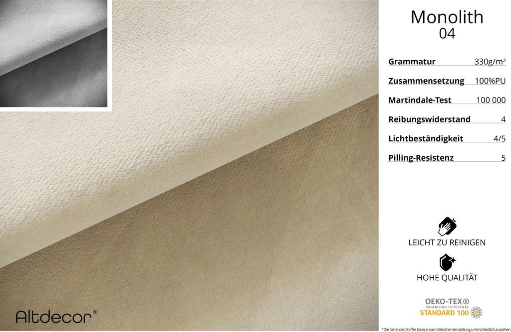 ALTDECOR Polsterbett mit Bettkasten - FINO 140x200 Beige und Lattenrost, Bett mit Matratze H3/H4, Kopfteil, Boxbett, Doppelbett mit Stauraum